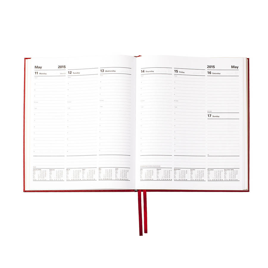 Personalised Large Desk 2015 Diary By Noble Macmillan ...