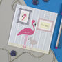 Flamingos Engagement Card, thumbnail 6 of 7