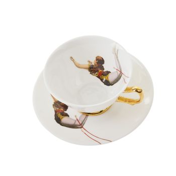 Trapeze Girl Teacup And Saucer, 2 of 4