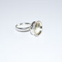Solid Silver Flared Ring, thumbnail 2 of 3