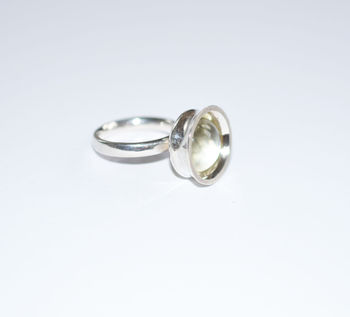 Solid Silver Flared Ring, 2 of 3