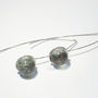 Drop Earrings With Solid Silver Wire, thumbnail 1 of 3