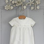 Boys 'George' Christening Romper Suit, thumbnail 3 of 7