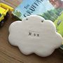 Porcelain Cloud Personalised Name Plaque, thumbnail 2 of 10