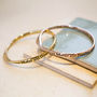 Mother And Daughter Message Bangle, thumbnail 3 of 6