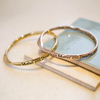 Mother And Daughter Message Bangle, 3 of 6