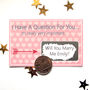 Personalised Will You Marry Me Scratchcard, thumbnail 3 of 3