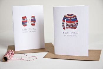 A Pack Of Personalised Christmas Cards, 5 of 5