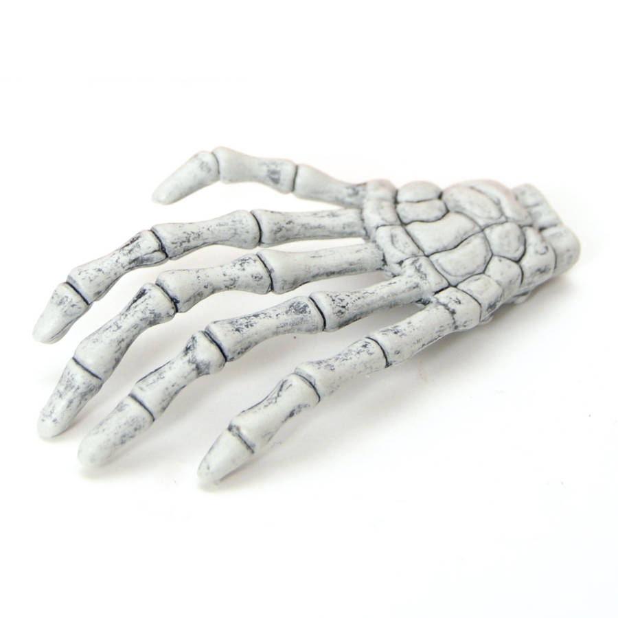 halloween skeleton hand by peach blossom