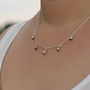 Sterling Silver Five Pod Necklace, thumbnail 3 of 4