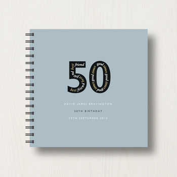 Personalised 50th Birthday Memories Album, 8 of 12