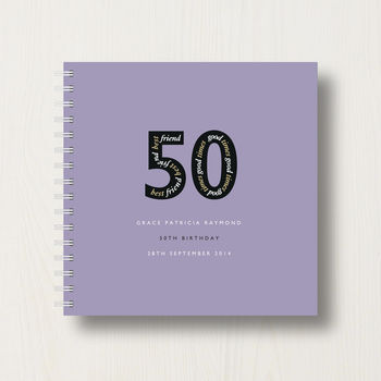 Personalised 50th Birthday Memories Album, 9 of 12