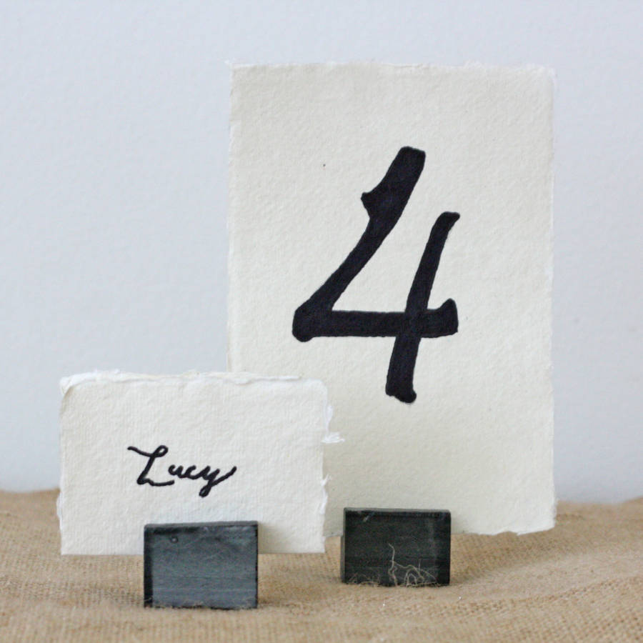numbered table tent cards