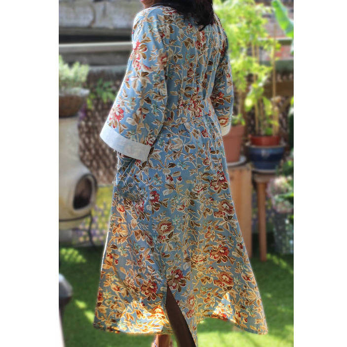 New Floral Dusk Kimono Dressing Gown By Verry Kerry ...