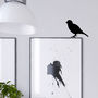 Two Little Bird Silhouette Wall Stickers, thumbnail 1 of 3