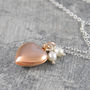 Heart Locket Rose Gold Plated Sterling Silver Necklace, thumbnail 7 of 10