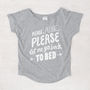 'Let Me Go Back To Bed' Women's Loose Fit T Shirt, thumbnail 4 of 7
