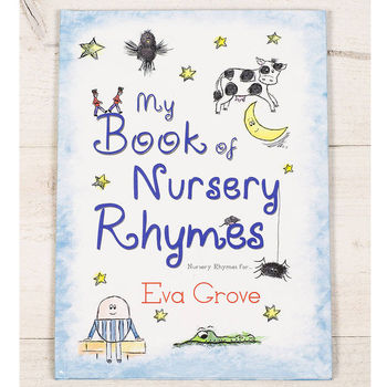 Personalised Gift Boxed Book Of Nursery Rhymes, 4 of 11