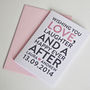 Personalised Wedding Day Card, thumbnail 3 of 4