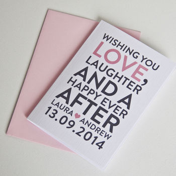 Personalised Wedding Day Card, 3 of 4
