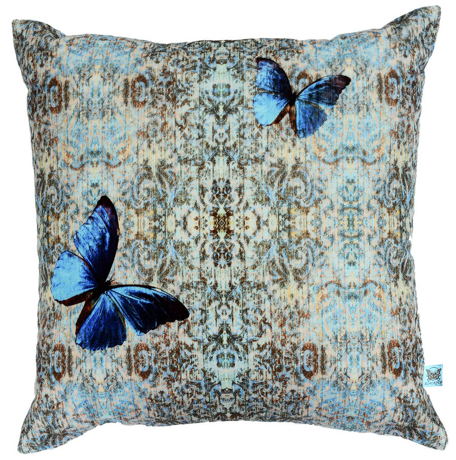 large velvet pillow