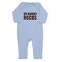 Newborn Sleepsuit, My Mummy Rocks, Babygrow, Baby Gift, thumbnail 2 of 2