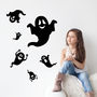 Halloween Ghosts Wall Stickers, thumbnail 2 of 3