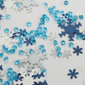 Frozen Or Copper Snowflake Christmas Table Confetti, 6 of 7