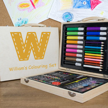Personalised Wooden Art Box Set, 4 of 10