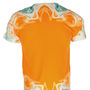Unisex Orange Flamingo Printed T Shirt Tee, thumbnail 3 of 3