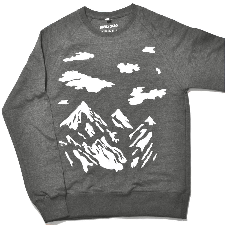 mountain sweatshirt by lovely jojo's | notonthehighstreet.com