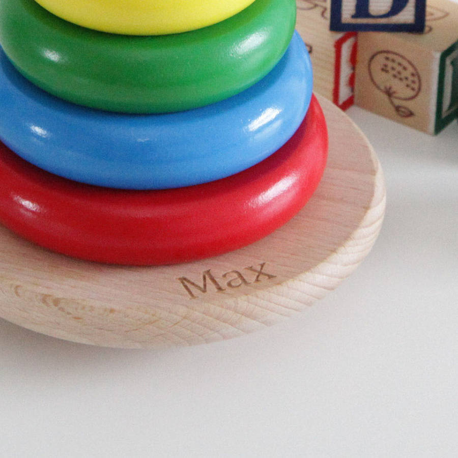 wooden animal stacker