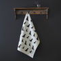 Black Labrador Tea Towel, thumbnail 1 of 2