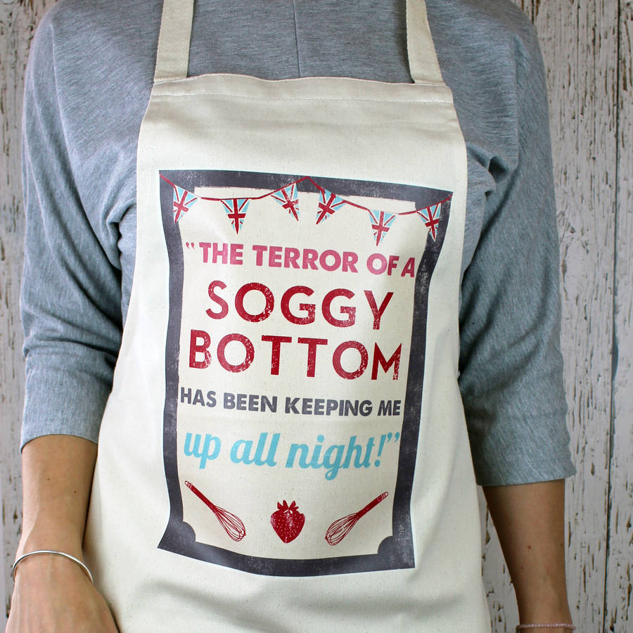 baking quote apron by 3 blonde bears