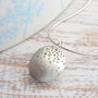 Patterned Silver Pendant, thumbnail 1 of 8