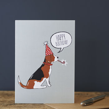 Beagle Birthday Card, 2 of 2