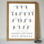 Personalised 'Daddy Loves Golf' Semaphore Print, thumbnail 4 of 4