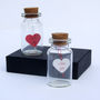Tiny Love Heart Message In A Bottle, thumbnail 2 of 9