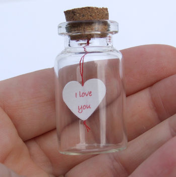 Tiny Love Heart Message In A Bottle, 7 of 9