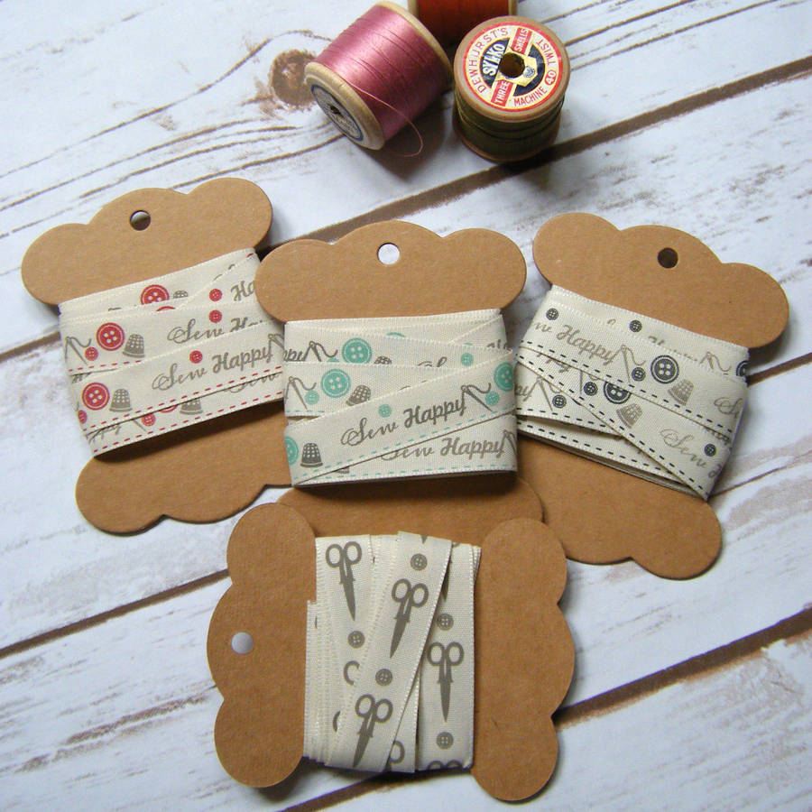 Tape Measure Sewing Buttons Ribbon Gifts Craft By Lovely Jubbly Designs ...