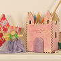 Personalised Princess Castle Pen Pot Desk Tidy, thumbnail 3 of 7