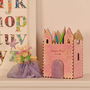 Personalised Princess Castle Pen Pot Desk Tidy, thumbnail 4 of 7