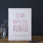Auntie Favourite Niece Or Nephew Card, thumbnail 1 of 2