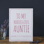 Auntie Favourite Niece Or Nephew Card, thumbnail 2 of 2