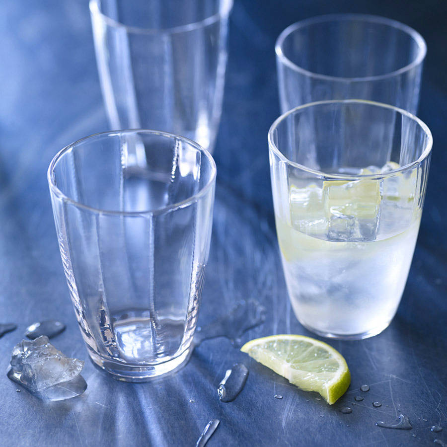 glass dimple tumblers by rowen & wren