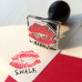 Personalised Kiss Stamp, thumbnail 1 of 2