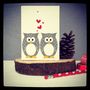 Mr And Mrs Owl Wedding Anniversary And Valentines Card, thumbnail 6 of 9