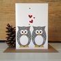 Mr And Mrs Owl Wedding Anniversary And Valentines Card, thumbnail 9 of 9