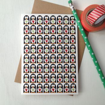 A Huddle Of Penguins Christmas Card, 3 of 5