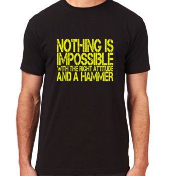 impossible is nothing shirt